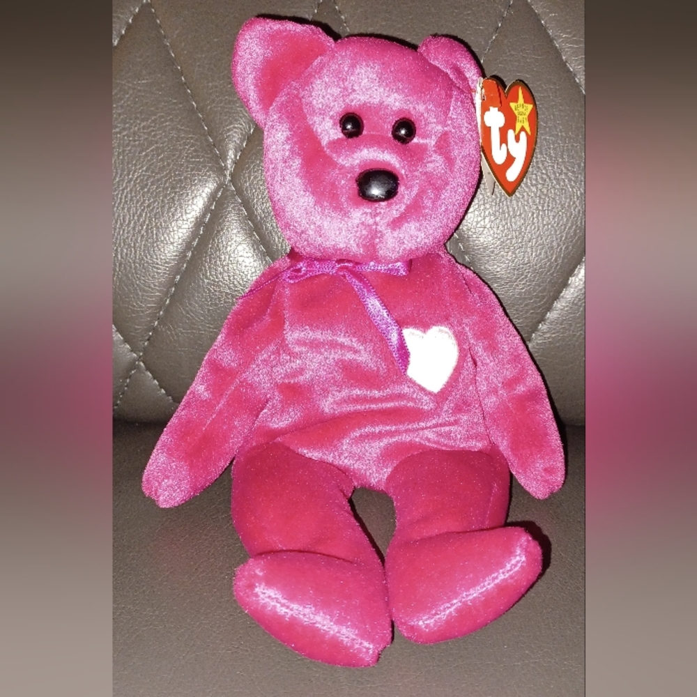 Valentina beanie baby with tag errors